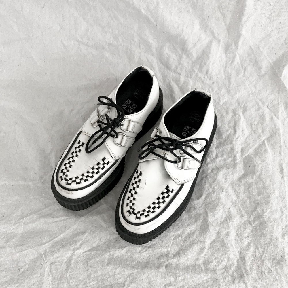 T.U.K. White creepers